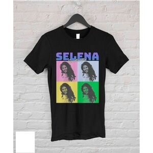 Retro Selena Quintanilla T-shirt 90s La Cantante Homage Tee